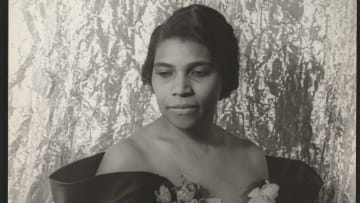 A portrait of Marian Anderson taken by Carl Van Vechten in 1940.