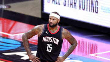 HOUSTON, TEXAS - FEBRUARY 11: DeMarcus Cousins #15 of the Houston Rockets (Photo by Carmen Mandato/Getty Images)