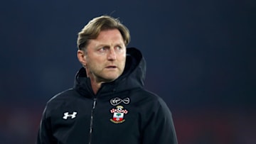 SOUTHAMPTON, ENGLAND - DECEMBER 27: Ralph Hasenhuettl, Manager of Southampton looks on ahead of the Premier League match between Southampton FC and West Ham United at St Mary's Stadium on December 27, 2018 in Southampton, United Kingdom. (Photo by Michael Steele/Getty Images)