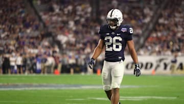 GLENDALE, AZ - DECEMBER 30: Running back Saquon Barkley (Photo by Christian Petersen/Getty Images)