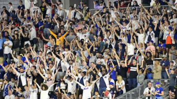 NEW YORK, NEW YORK - JULY 04: Fans do the YMCA during game two of a doubleheader between the New York Mets and the New York Yankees at Yankee Stadium on July 04, 2021 in the Bronx borough of New York City. (Photo by Steven Ryan/Getty Images)