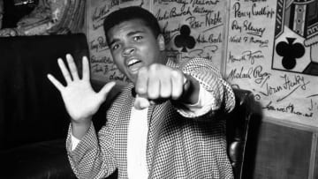 Muhammad Ali makes a prediction of how many rounds it will take for him to win an upcoming fight scheduled for June 1963. He was right.