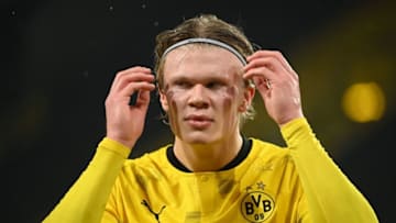 Erling Haaland wants better performances from Borussia Dortmund in the coming games (Photo by INA FASSBENDER/POOL/AFP via Getty Images)