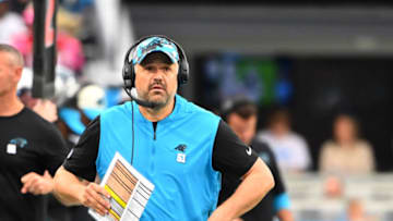 Carolina Panthers head coach Matt Rhule could soon be Nebraska football coach Matt Rhule (Bob Donnan-USA TODAY Sports)