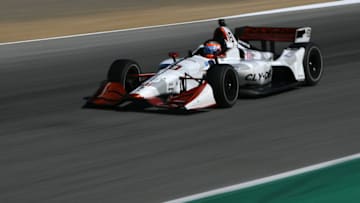 MONTEREY, CALIFORNIA - SEPTEMBER 19: Santino Ferrucci #19 of United States and Cly-Del Manufacturing Honda drives during testing for the Firestone Grand Prix of Monterey at WeatherTech Raceway Laguna Seca on September 19, 2019 in Monterey, California. (Photo by Robert Reiners/Getty Images)