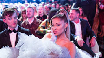 Ariana Grande durante la edición 62 de los Grammy Awards