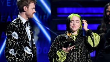 Billie Eilish fue la artista consagrada de la noche de los Grammys 2020