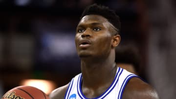 Zion Williamson Atlanta Hawks 2019 NBA Draft (Photo by Lance King/Getty Images)
