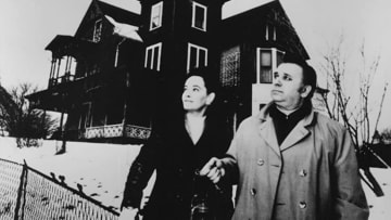 Ed Warren and Lorraine Warren in Amityville II: The Possession (1982).