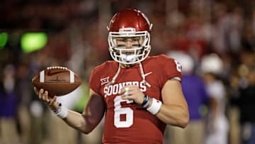 NORMAN, OK - NOVEMBER 11: Quarterback Baker Mayfield