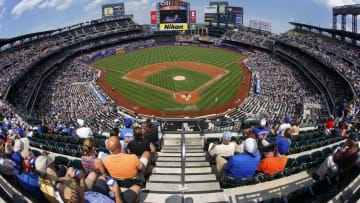 Jul 28, 2016; New York City, NY, USA; New York Mets play Colorado Rockies during second inning at Citi Field. Mandatory Credit: Noah K. Murray-USA TODAY Sports