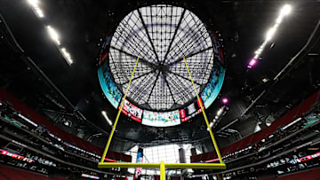 ATLANTA, GA - AUGUST 15: A general view inside Mercedes-Benz Stadium during a walkthrough tour on August 15, 2017 in Atlanta, Georgia. (Photo by Kevin C. Cox/Getty Images)