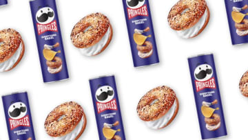 Pringles Everything Bagel hits store shelves, photo provided by Pringles
