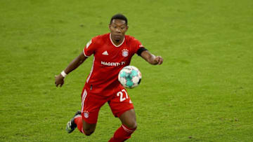 Bayern Munich defender David Alaba could be playing for other club next season. (Photo by ALEXANDER HASSENSTEIN/POOL/AFP via Getty Images)