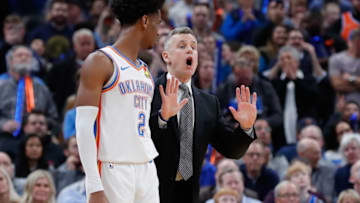 Shai Gilgeous-Alexander, Billy Donovan, Chicago Bulls Mandatory Credit: Alonzo Adams-USA TODAY Sports