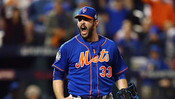 NEW YORK, NY - NOVEMBER 01: Matt Harvey (Photo by Elsa/Getty Images)