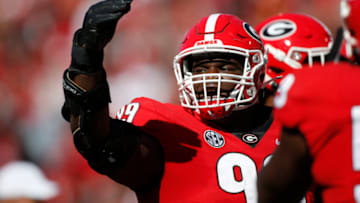 Jordan Davis, Georgia Bulldogs. (Mandatory Credit: Joshua L. Jones-USA TODAY Sports)