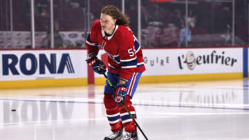 Nov 2, 2021; Montreal, Quebec, CAN; Montreal Canadiens Michael Pezzetta. Mandatory Credit: Jean-Yves Ahern-USA TODAY Sports