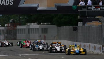 DETROIT, MI - JUNE 02: Mike Conway of England, driver of the #18 Dale Coyne Racing Honda (Photo by Kevin C. Cox/Getty Images)