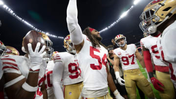 Fred Warner #54 of the San Francisco 49ers (Photo by Michael Zagaris/San Francisco 49ers/Getty Images)