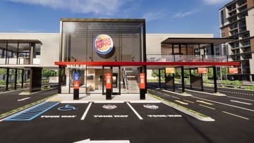 New Burger King Restaurant concept, photo provided by Burger King