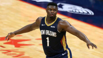 Zion Williamson #1 of the New Orleans Pelicans (Photo by Jonathan Bachman/Getty Images)