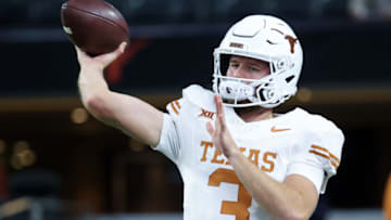 Quinn Ewers, Texas football. Mandatory Credit: Kevin Jairaj-USA TODAY Sports