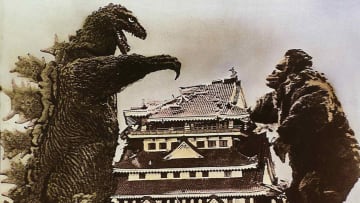 A still from Ishirô Honda's King Kong vs. Godzilla (1963).