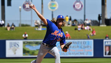 Syndergaard has the Opening Day assignment for the Mets. Photo by B51/Mark Brown/Getty Image.