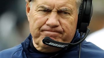 Bill Belichick scowls during the Patriots loss to the Bills in Week 4. Credit: Winslow Townson-USA TODAY Sports