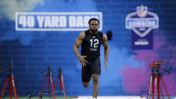 Utah's Javelin Guidry, who should be drafted by the Houston Texans (Photo by Joe Robbins/Getty Images)
