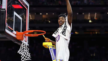 Ochai Agbaji, Kansas Jayhawks. (Photo by Jamie Squire/Getty Images)