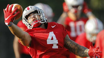 Receiver Julian Fleming was the top-ranked receiver in the 2020 recruiting class.02 Practice