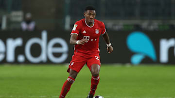 David Alaba of Bayern Muenchen . (Photo by Lars Baron/Getty Images)