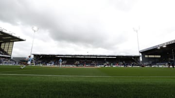 BURNLEY, ENGLAND - AUGUST 13: Turf Moor before the Premier League match between Burnley and Cardiff City at Turf Moor on August 13, 2016 in Burnley, England. (Photo by Lynne Cameron/Getty Images)
