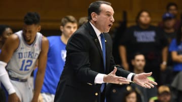 Duke basketball head coach Mike Krzyzewski (Photo by Grant Halverson/Getty Images)
