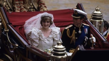 Princess Diana's wedding attire captivated both England and the world.