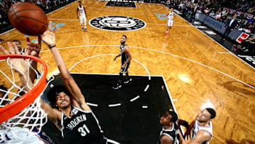 Brooklyn Nets Jarrett Allen. Mandatory Copyright Notice: Copyright 2018 NBAE (Photo by Nathaniel S. Butler/NBAE via Getty Images)