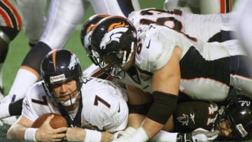 Miami,31Jan99 - Denver Broncos Quarterback John Elway (Photo By Pool/Getty Images)