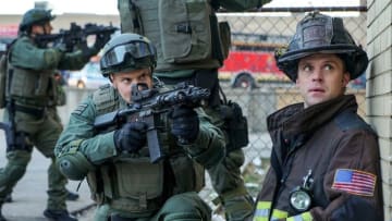 A scene from the Chicago Fire episode The Sky is Falling. Photo Credit: Courtesy of NBC.