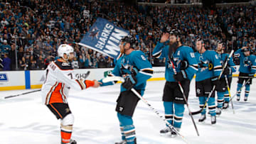 SAN JOSE, CA - APRIL 18: Andrew Cogliano