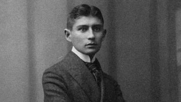 Franz Kafka thinking about burning all his works.