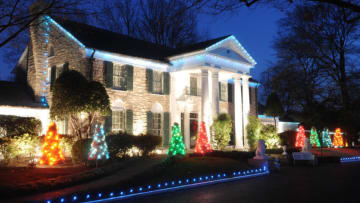 CHRISTMAS AT GRACELAND -- Pictured: Graceland Estate -- (Photo by: Elvis Presley Enterprises, Inc)