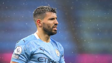 Sergio Aguero of Manchester City. (Photo by James Gill - Danehouse/Getty Images)