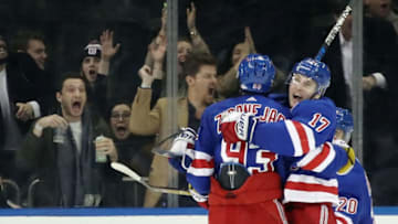 NEW YORK, NY - MARCH 14: Mika Zibanejad
