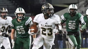 South Carolina football DB Isaiah Norris when he played for TL Hanna. Mandatory Credit: Syndication: The Greenville News