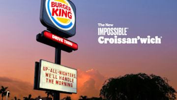 Burger King Impossible Croissan’wich. Image Courtesy Burger King