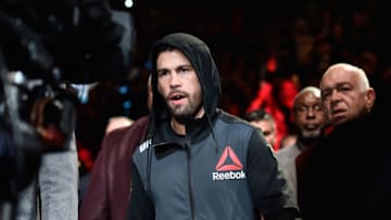 LAS VEGAS, NV - DECEMBER 30: Dominick Cruz walks to the Octagon to face Cody Garbrandt during the UFC 207 event at T-Mobile Arena on December 30, 2016 in Las Vegas, Nevada. (Photo by Brandon Magnus/Zuffa LLC/Zuffa LLC via Getty Images)