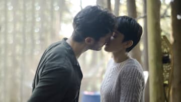 Coroner -- "All's Well" -- Image Number: COR105_1003r.jpg -- Pictured (L-R): Éric Bruneau as Liam Bouchard and Serinda Swan as Dr. Jenny Cooper -- Photo: © 2020 Muse Entertainment Enterprises, Inc.