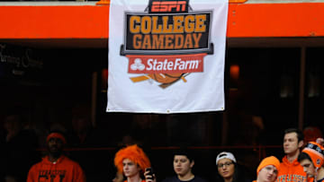 SYRACUSE, NY - FEBRUARY 01: General view of a ESPN College GameDay banner prior to the game between the Duke Blue Devils and the Syracuse Orange at the Carrier Dome on February 1, 2014 in Syracuse, New York. (Photo by Rich Barnes/Getty Images)